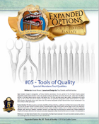 (5E) Expanded Options #05 - Items of Quality - Tools