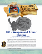 (5E) Expanded Options #06 - Items of Quality - Weapon and Armor Charms