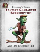 Publisher's Choice - Fantasy Characters: Goblin (Squiggle)