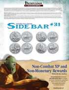 Sidebar #31 - Non-Combat XP & Non-Monetary Rewards