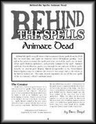 Behind the Spells: Animate Dead