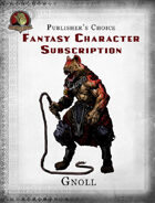 Publisher's Choice - Fantasy Characters: Gnoll
