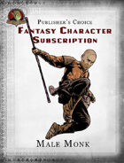 Publisher's Choice - Fantasy Characters: Male Monk