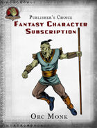 Publisher's Choice - Fantasy Characters: Orc Monk
