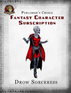 Publisher's Choice - Fantasy Characters: Drow Sorceress