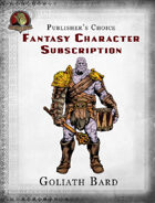 Publisher's Choice - Fantasy Characters: Goliath Bard