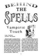 Behind the Spells: Vampiric Touch