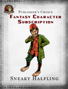 Publisher's Choice - Fantasy Characters:  Sneaky Halfling