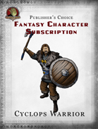 Publisher's Choice - Fantasy Characters:  Cyclops Warrior