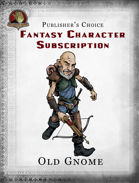 Publisher's Choice - Fantasy Characters:  Old Gnome