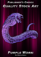 Publisher's Choice - Quality Stock Art: Purple Worm