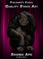 Publisher's Choice - Quality Stock Art: Skunk Ape