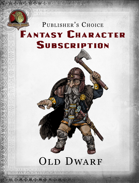 Publisher's Choice - Fantasy Characters: Old Dwarf