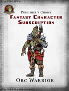 Publisher's Choice - Fantasy Characters: Orc Warrior