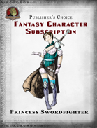 Publisher's Choice - Fantasy Characters: Princess Swordfighter