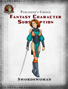 Publisher's Choice - Fantasy Characters: Swordswoman