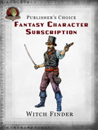 Publisher's Choice - Fantasy Characters:  Witchfinder