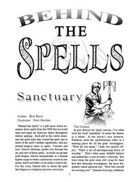 Behind the Spells: Sanctuary