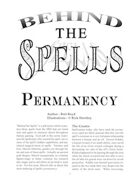 Behind the Spells: Permanency