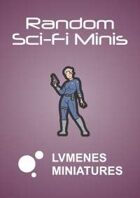 LVMENES Paper Miniatures: Random Sci-Fi Minis