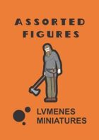 LVMENES Paper Miniatures: Assorted Figures