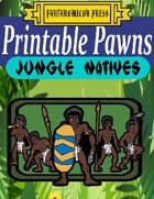 Printable Pawns:  Jungle Natives
