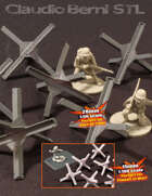 Normandy beach anti-tank Czech hedgehog STL files for private use only!