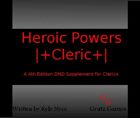 Heroic Powers Cleric