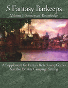 5 Fantasy Barkeeps, Volume 1