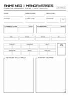 Anime Neo x Mangaverses Character Sheet