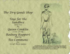 Toys for the Sandbox 25: Dry Goods Shop
