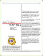 Guide To Classic Traveller