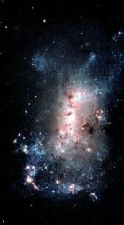 Printable Starfield: White Nebula