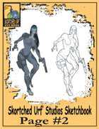 Skortched Urf' Studios Sketchbook Page #2: Female Commando