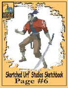 Skortched Urf' Studios Sketchbook page #6 Swordsman