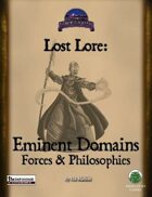 Lost Lore: Eminent Domains (PF)