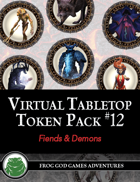 Virtual Tabletop Pack #12 Fiends & Demons (VTT)
