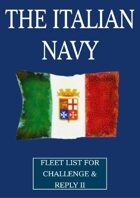 WW1 Italian Navy fleet lists for Challenge & Reply 2nd edition rules