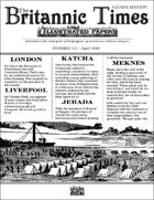 Scramble for Empire Victorian Colonial Steampunk wargames campaign newspaper April 1860