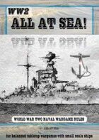 WW2 All at Sea! second world war naval wargame rules and fleet lists