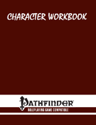 Character Workbook: Universal for PFRPG