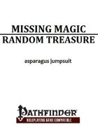 Missing Magic: Random Treasure Tables & Item Sampler for PFRPG
