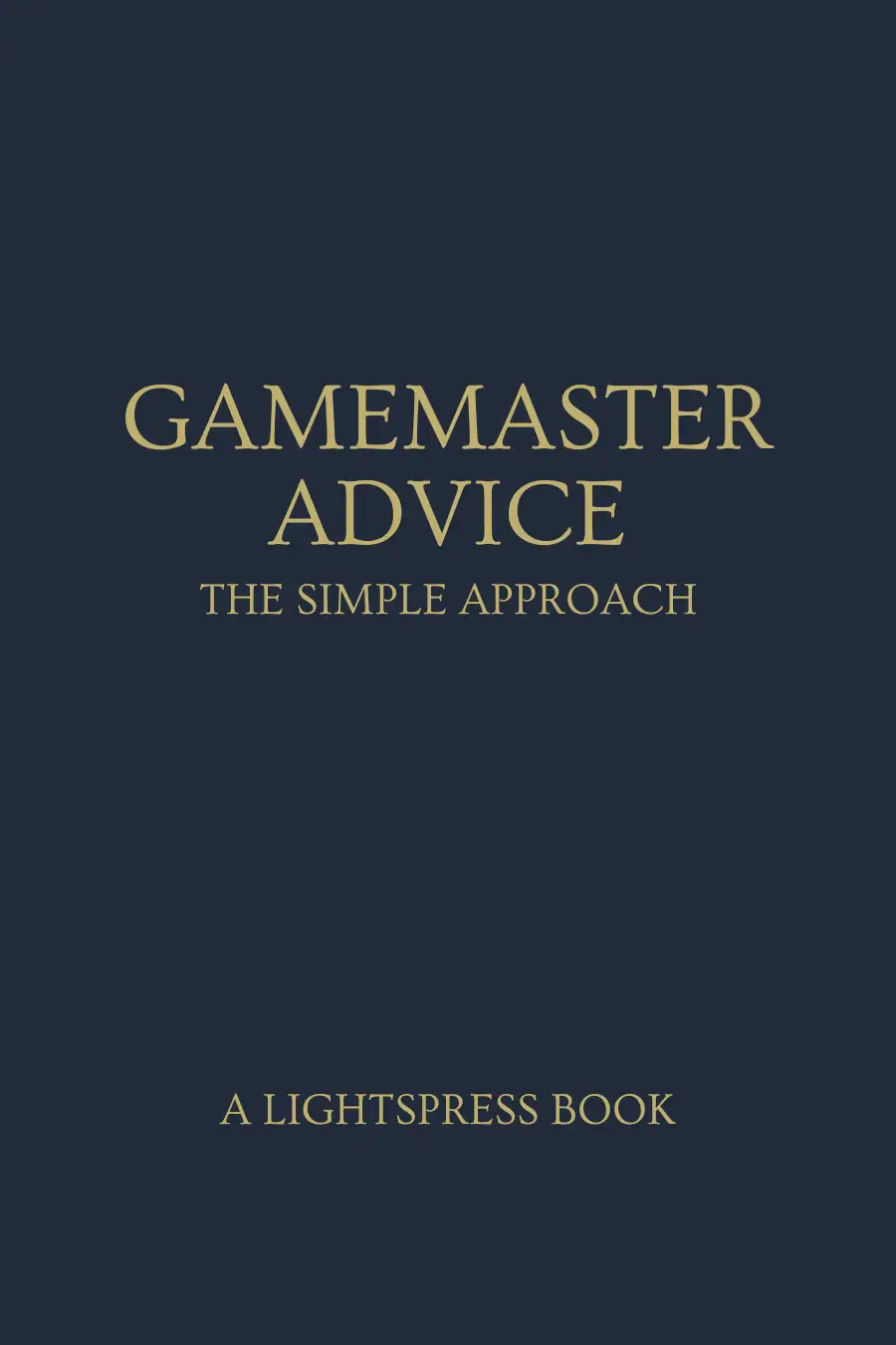 Running The Game Lightspress Media The Simple Approach Drivethrurpg