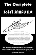 The Complete Sci-fi SNAFU List