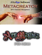 Metacreator & Ars Magica 5th Edition