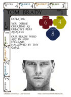 Tom Brady - Custom Card