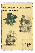Vintage Art Collection: Pirates & Sea