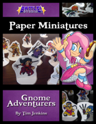 Battle! Studio Paper Miniatures: Gnome Adventurers