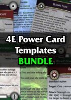 Power Card Templates [BUNDLE]