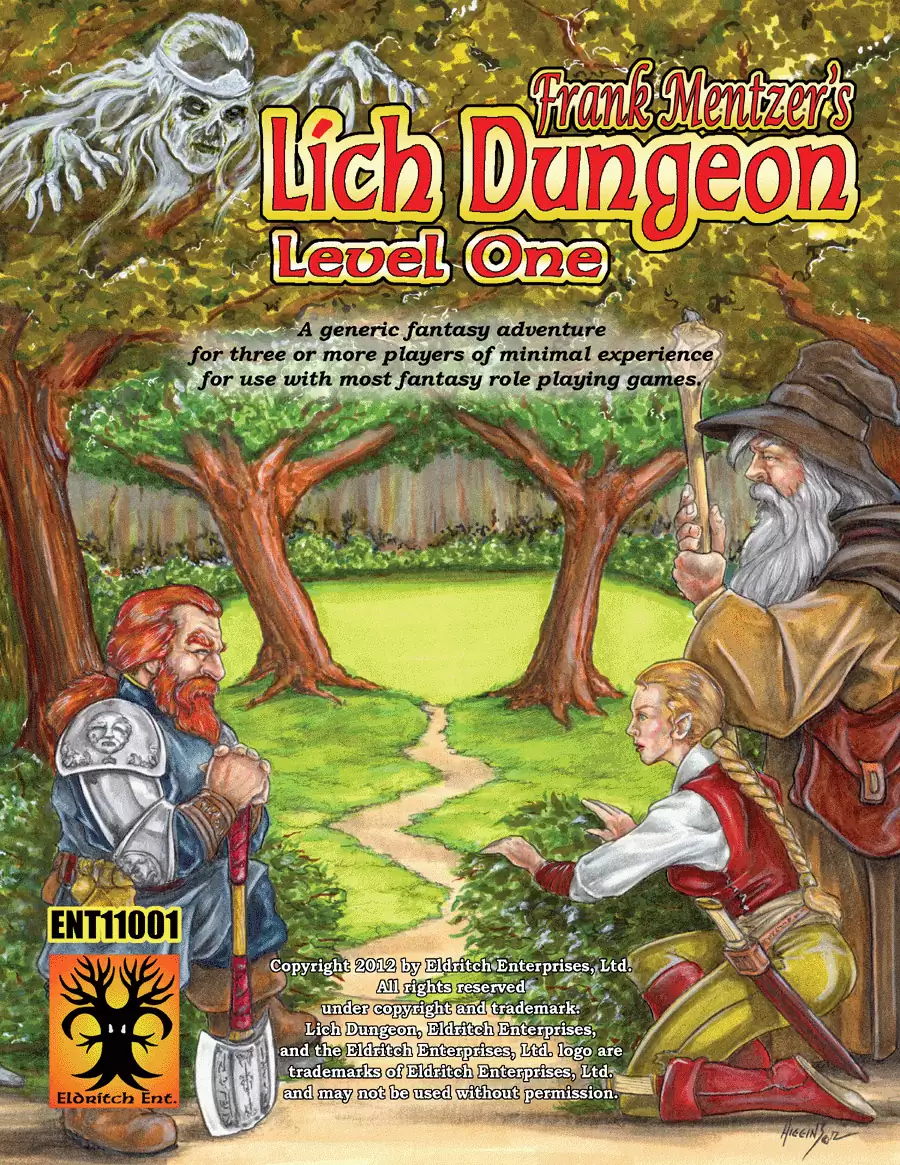 Lich Dungeon - Level One - Eldritch Enterprises | DriveThruRPG